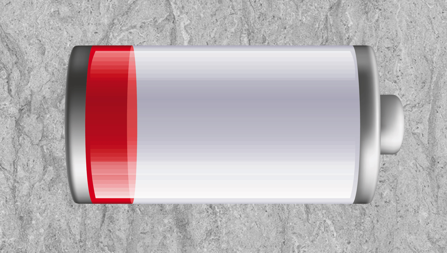 How do I maintain the battery in my Apple device?