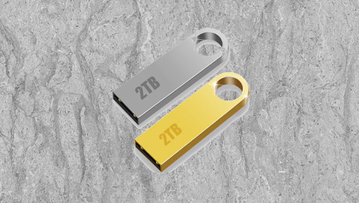 Look out for counterfeit flash drives and hard drives.