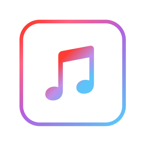 apple music logo square icon 134020