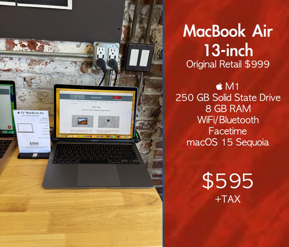 MacBook Air 13-inch “It’s got the M1 chip. You’ve got taste.”