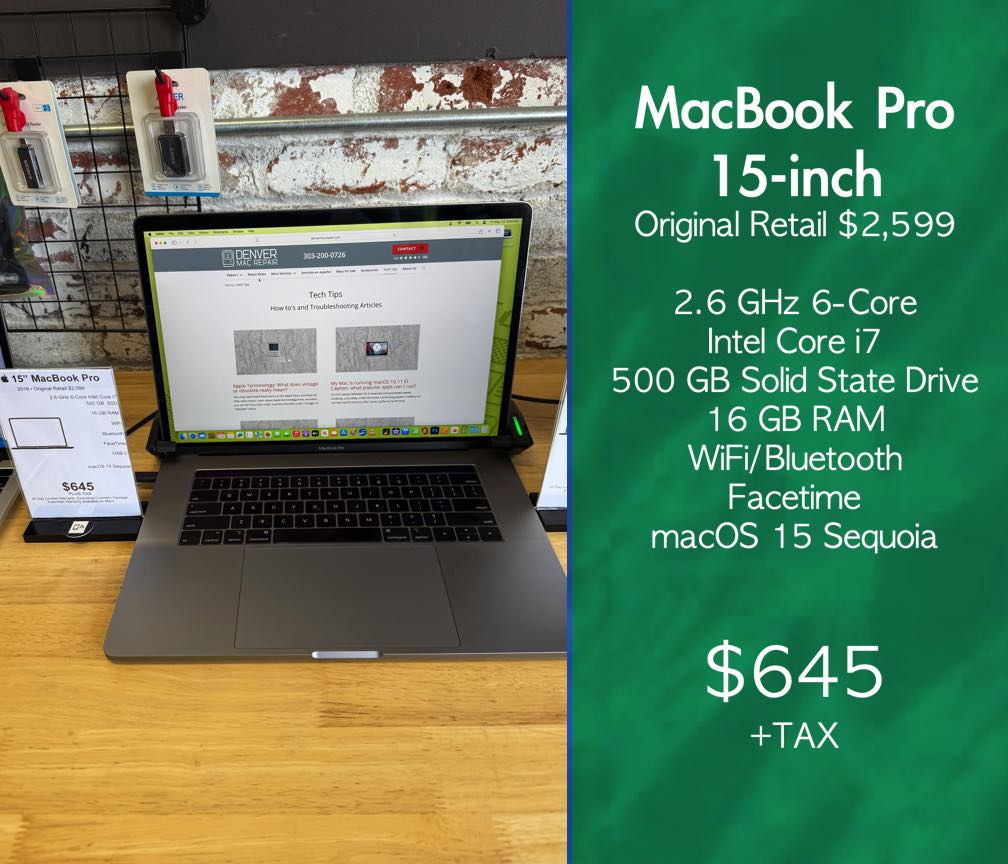 MacBook Pro 15-inch "Flexes harder than your gym buddy, but actually gets work done.”