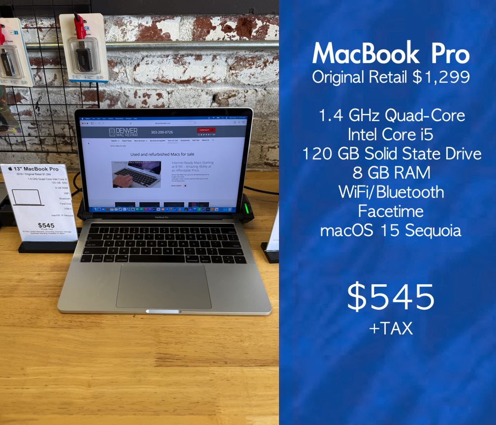 MacBook Pro 13-inch “Sleek. Speedy. Seriously underpriced.”