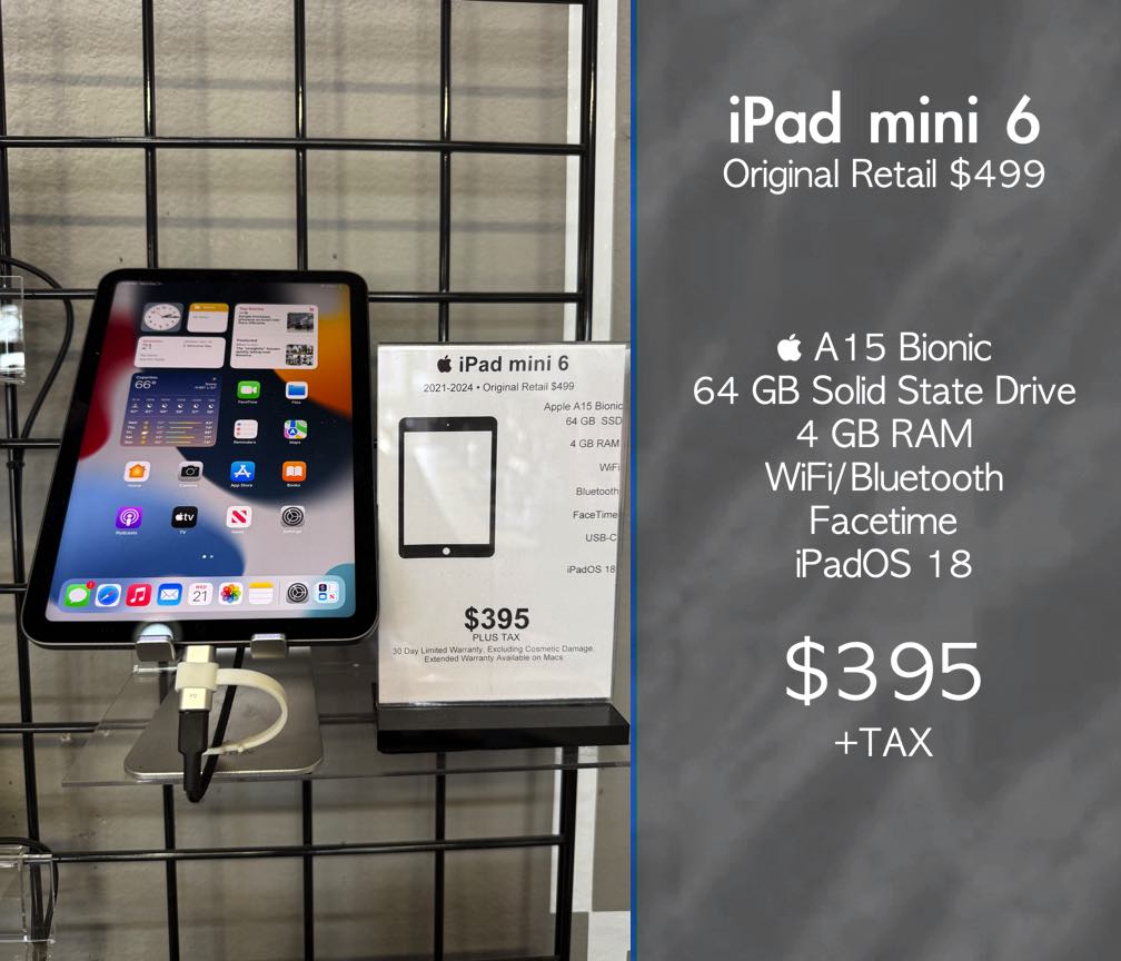 iPad mini "Small enough to fit in your bag. Fast enough to run your life. Cute enough to make your Mac jealous."