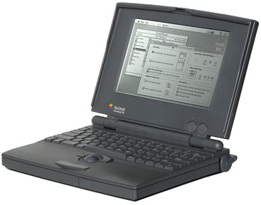apple powerbook 100 right