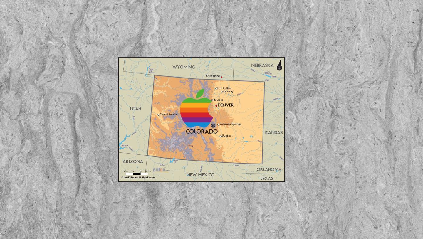 Designed by Apple in California.  Loved in Colorado.