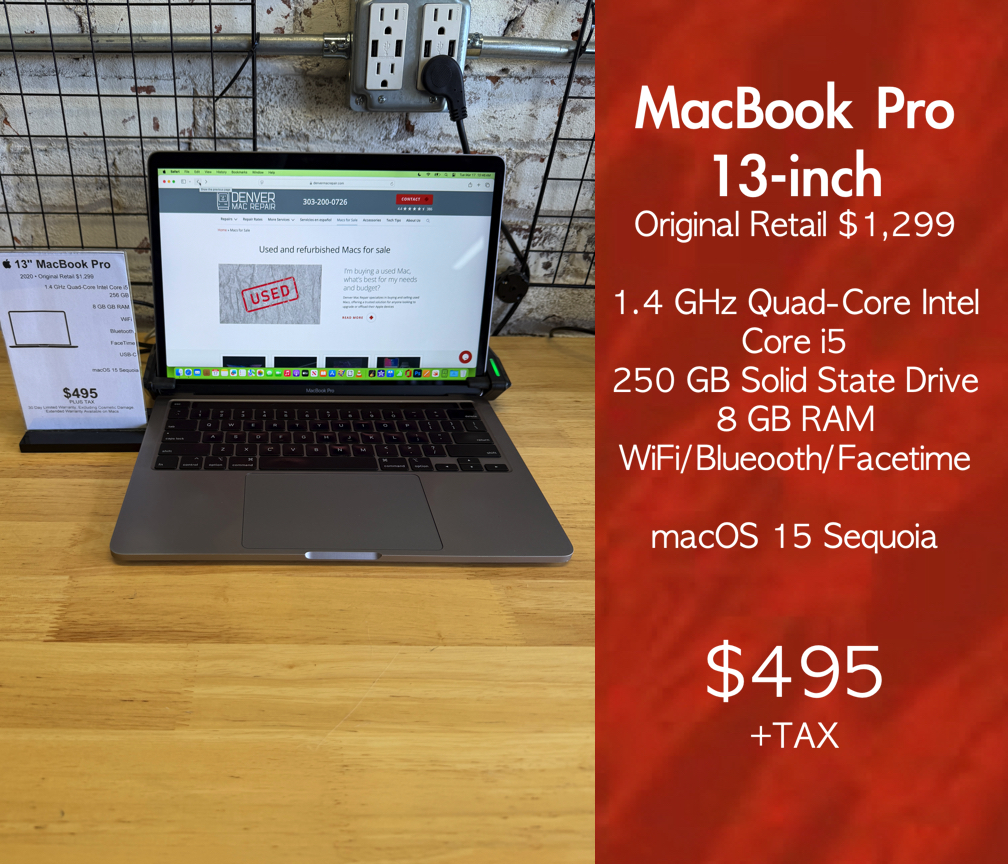 MacBook Pro 13-inch  “Still fast, still sharp, still better than any Dell—this is the MacBook that quietly gets it done.”