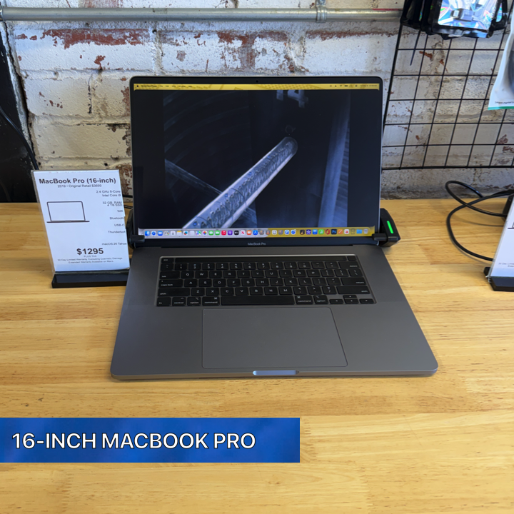 MacBook Pro 16-inch  “More power than your group project deserves.”