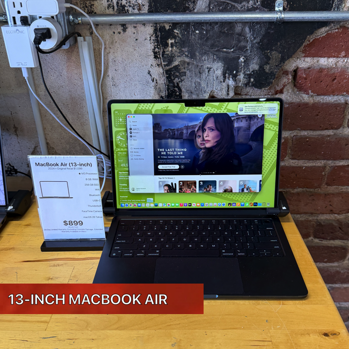 MacBook Air 13-inch  "Thin, fast, and suspiciously good at making your old laptop feel embarrassing."