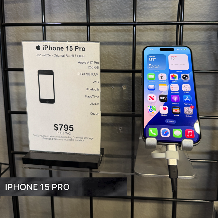 iPhone 15 Pro  "This is the kind of device that doesn’t ask what you’re doing—it just keeps up."
