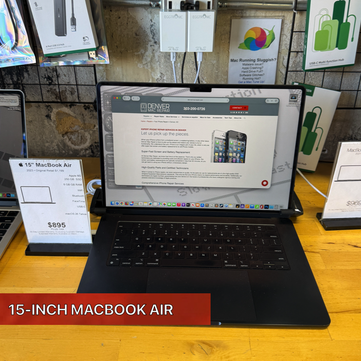 MacBook Air 15-inch “Turns your desk into mission control for everything short of launching rockets.”