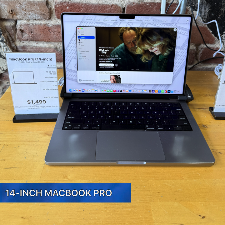 MacBook Pro 14-inch “More power than your workflow admits it needs.”