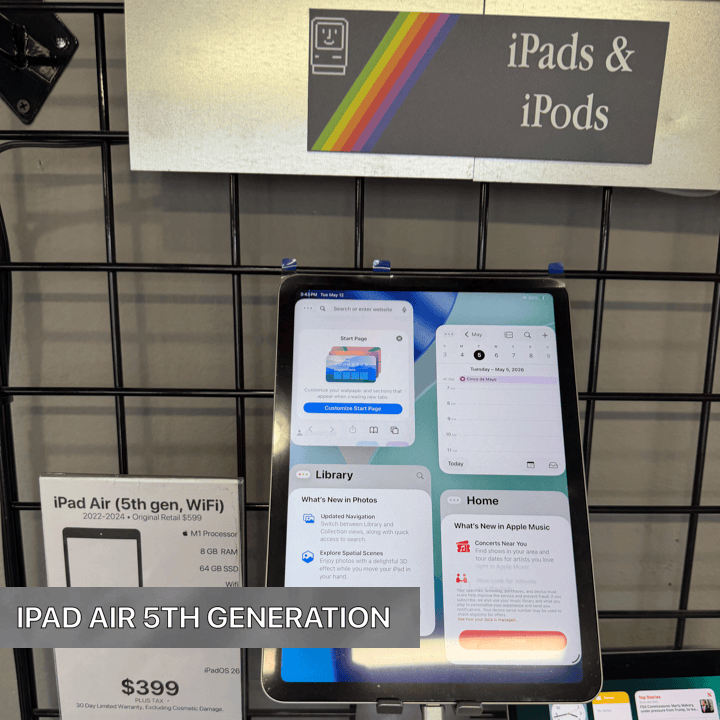 iPad Air "Small enough to disappear in your bag, powerful enough to make your laptop wonder what it’s still doing there."