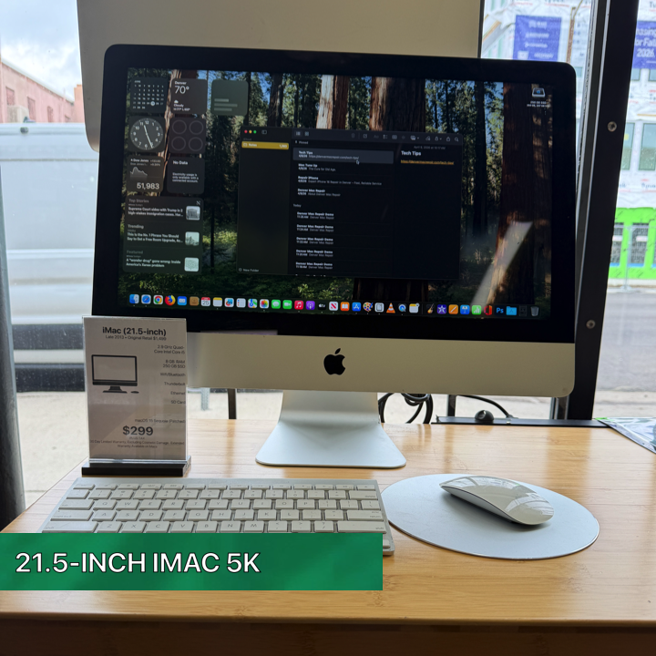 iMac 21.5-inch  "Proof that great Macs don't retire—they just find new missions."