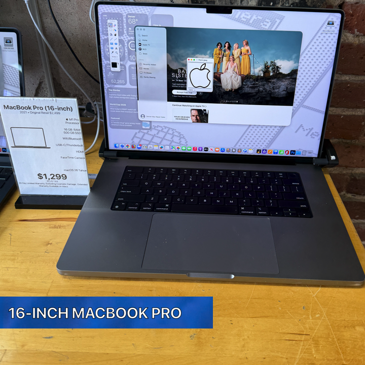 MacBook Pro 16-inch  "Professional-grade MacBook Pro. Amateur-level spending."
