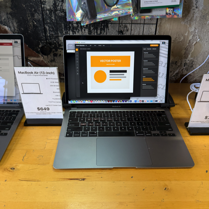 MacBook Air 13-inch  "Small in size, mighty with M1—this MacBook Air brings big energy to your everyday adventures."
